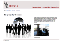 Tablet Screenshot of justicia.org